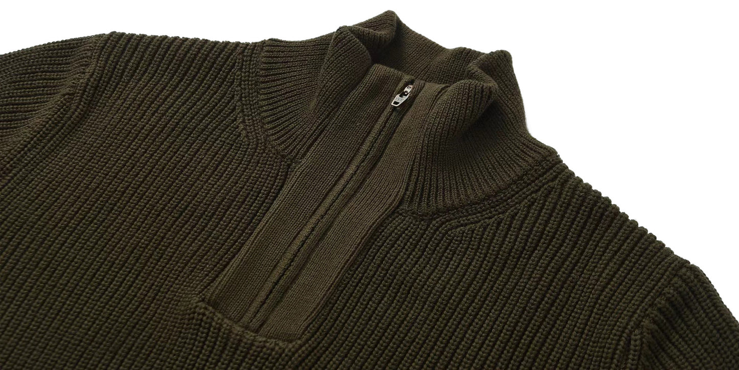 Semi-turtleneck Fashion Sweater