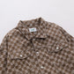 Men's And Women's Matching Checked Jean Jacket