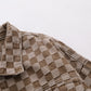 Men's And Women's Matching Checked Jean Jacket