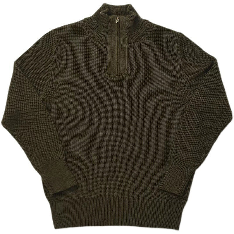 Semi-turtleneck Fashion Sweater