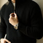 Semi-turtleneck Fashion Sweater